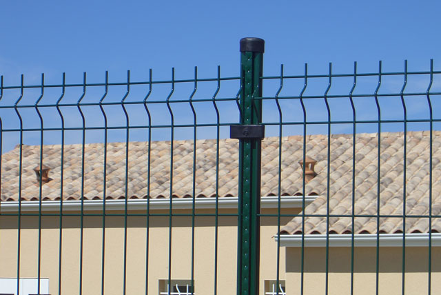 New Arrival Powder Coated 3D Welded Mesh Fence 3D Curved Welded Security Fence Panel 0
