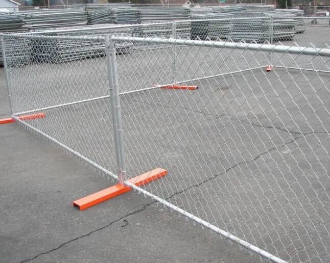 Customizable Galvanized Temporary Security Fencing Panels America 75X75mm